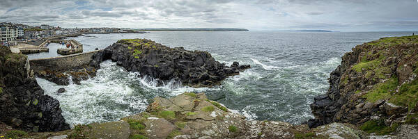 Portstewart Art Print featuring the photograph Portstewart Harbour 1 by Nigel R Bell