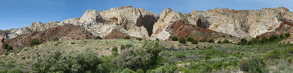Capitol Reef Art Print featuring the photograph Waterpocket Fold Panel BC by Gregory Scott