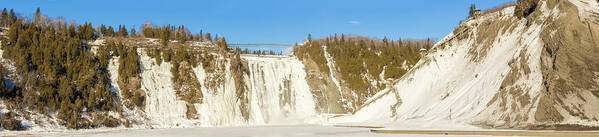 Falls Art Print featuring the photograph The Montmorency Falls in Quebec, Canada. #2 by Marek Poplawski