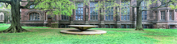 Princeton University Art Print featuring the photograph Public Table Sculpture by Dave Mills
