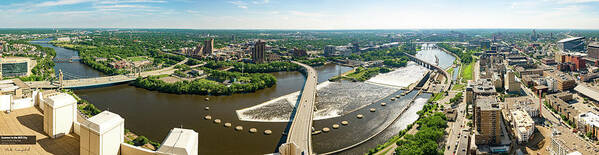 Minneapolis Art Print featuring the photograph Summer in the Mill City by Mike Evangelist