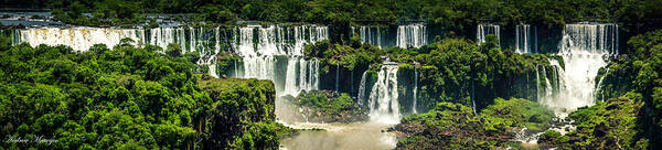 Waterfall Art Print featuring the photograph The Mighty Iguazu by Andrew Matwijec