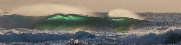 Ocean Art Print featuring the photograph Wind and Waves by Roger Mullenhour