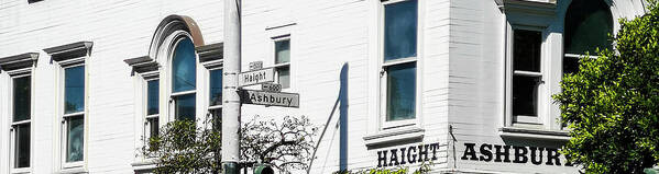 Haight Art Print featuring the photograph Haight/Ashbury Sign by James Canning