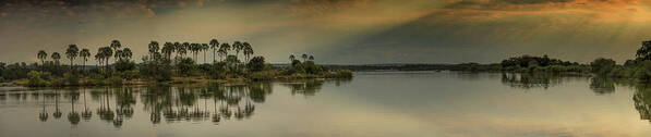 Sunset Art Print featuring the photograph Relax on Zambezi by Robert Grac