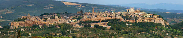 Scenics Art Print featuring the photograph Town Of Orvieto by Stuart Mccall
