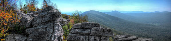 Mountain Art Print featuring the photograph Mountain Panorama by Carolyn Hutchins