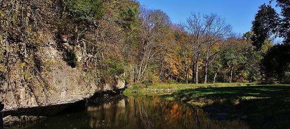 Stream Art Print featuring the photograph A Feeling of Serenity by Bruce Bley