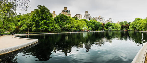 Manhattan Art Print featuring the photograph Central Park Conservatory Panoramic by Chris McKenna