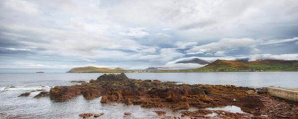 Dingle Peninsula Art Print featuring the photograph Clouds Across the Harbor by Allan Van Gasbeck