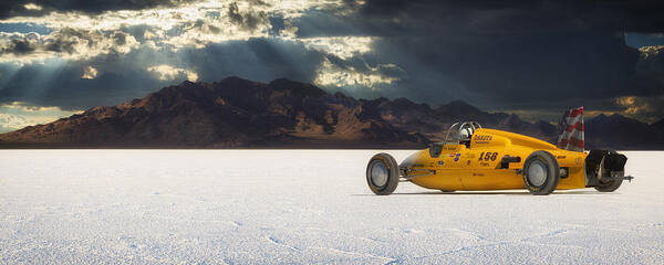 Bonneville Art Print featuring the photograph Dakota 158 by Keith Berr 