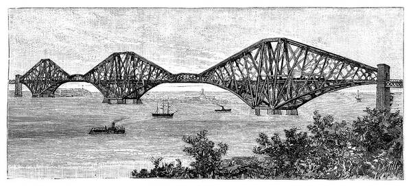 Forth Bridge Art Print featuring the photograph Forth Bridge by Science Photo Library