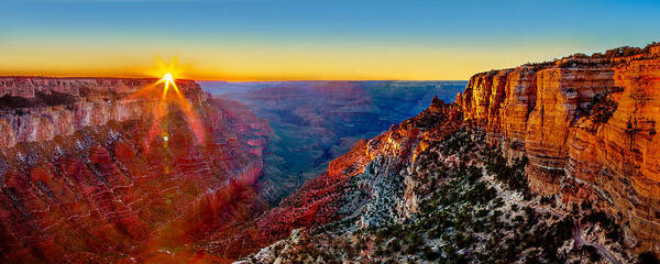 Grand Canyon Art Print featuring the photograph Grand Canyon Sunset by Az Jackson