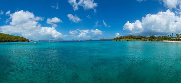 Photography Art Print featuring the photograph Island In The Sea, Caneel Bay, St by Panoramic Images