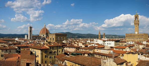 Brenda Tharp Art Print featuring the photograph Italy, Florence Panorama View by Brenda Tharp