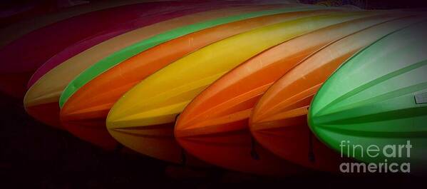 Kayak Art Print featuring the photograph Kayaks by Patricia Strand