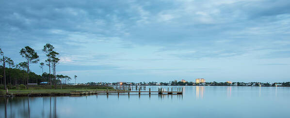 Panoramic Art Print featuring the photograph Little Lagoon Pano by W. Drew Senter, Longleaf Photography