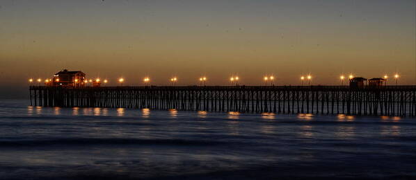 Pier Art Print featuring the photograph Oceanside Pier by Richard Cheski