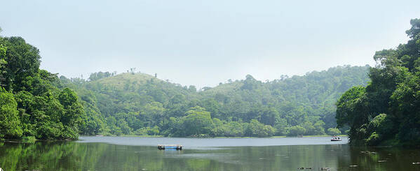 Scenics Art Print featuring the photograph Pookodu Lake Wayanadu by Rafimmedia