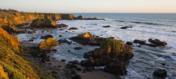 Photography Art Print featuring the photograph Rocks On The Coast, Cambria, San Luis by Panoramic Images