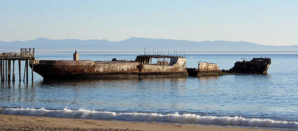 Ship Art Print featuring the photograph S. S. Palo Alto by Deana Glenz