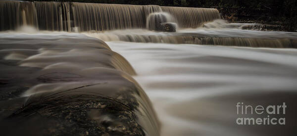 Flood Art Print featuring the photograph Wimberley Waterfall by Richard Mason