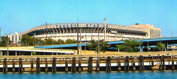  Art Print featuring the photograph Yankee Stadium by Mick Flynn