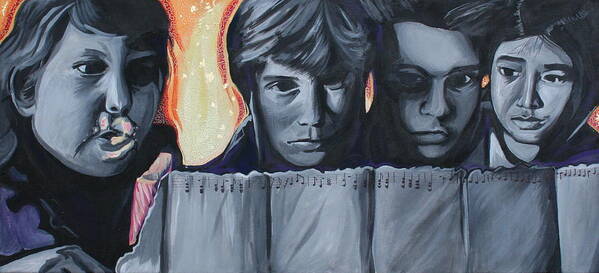  Art Print featuring the painting The Goonies #1 by Kate Fortin