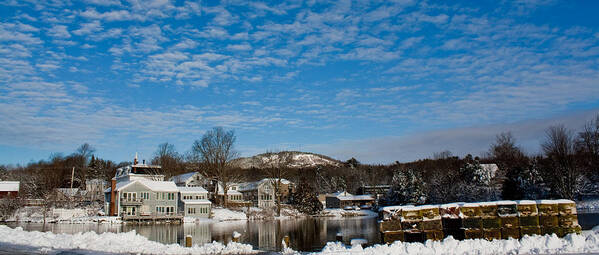 Water Art Print featuring the photograph Blue Hill Maine by Greg DeBeck