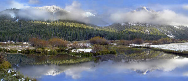 00175165 Art Print featuring the photograph Panoramic View Of The Pioneer Mountains by Tim Fitzharris