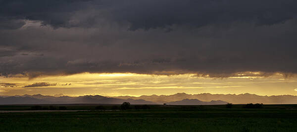 Clouds Art Print featuring the photograph Passing Storm Clouds by Monte Stevens