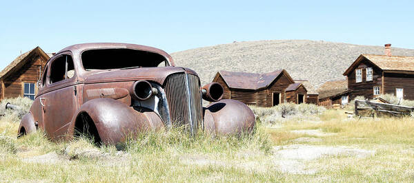 1936 Chevrolet Art Print featuring the photograph Ghost Town Cruiser #1 by Steve McKinzie