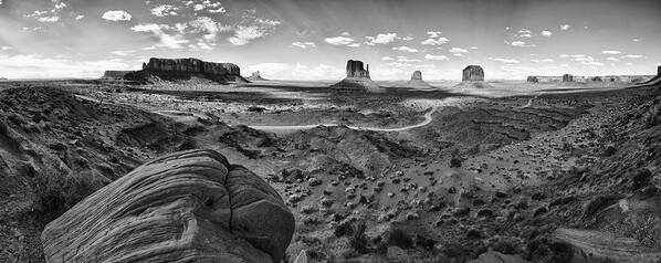 Arizona Art Print featuring the photograph Pure Monument Valley #1 by Andreas Freund