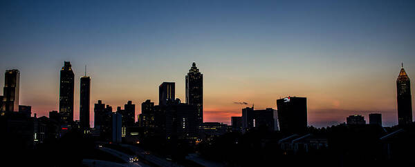 Sunset Art Print featuring the photograph Sunset in Atlanta #2 by Mike Dunn