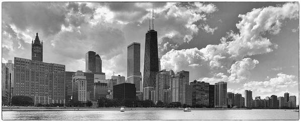 Chicago Art Print featuring the photograph A Chicago Skyline by John Roach