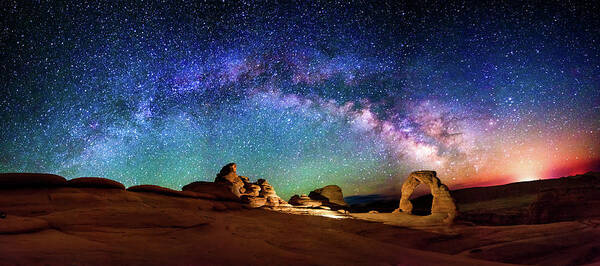 Arches National Park Art Print featuring the photograph A Delicate Night by Ryan Moyer