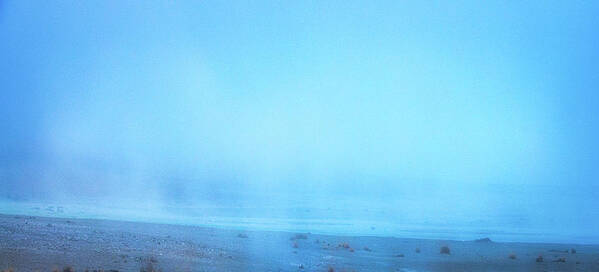 Blue Art Print featuring the photograph Blue fog by James Bethanis
