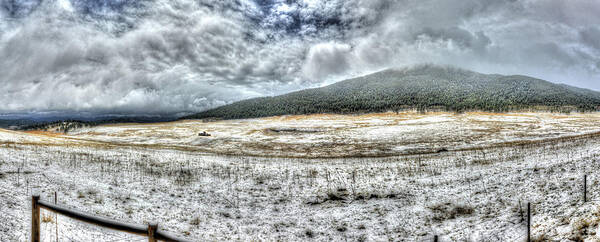 Panorama Art Print featuring the photograph Elk Meado Pano by Matt Swinden