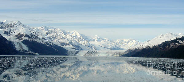 Glacier Bay Alaska Art Print featuring the photograph Glacier Bay Reflections by Susan Lafleur