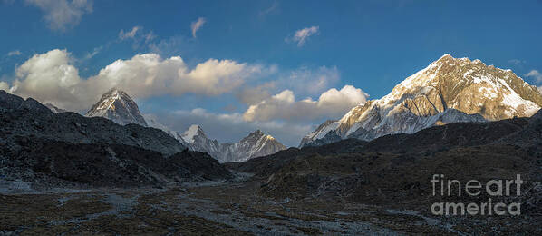 Everest Art Print featuring the photograph Heading to Everest Base Camp by Mike Reid