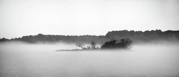 Fog Art Print featuring the photograph Island In The Fog by Todd Aaron