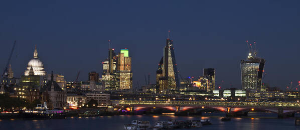 Cityscape Art Print featuring the photograph London City Skyline by David French