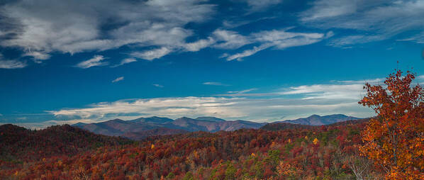 Asheville Art Print featuring the photograph Mt. Mitchell-pano by Joye Ardyn Durham