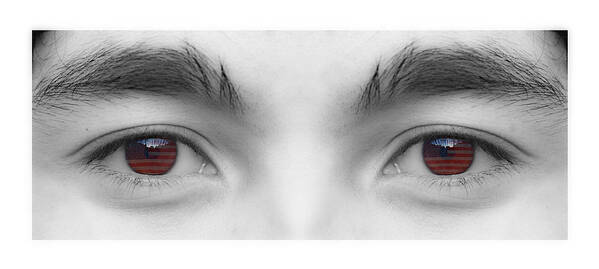 Eyes Art Print featuring the photograph My Son's EYEs by James BO Insogna