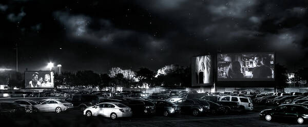 Drive In Art Print featuring the photograph The Swap Shop Drive In by Mark Andrew Thomas