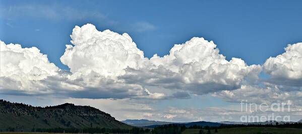 Clouds Art Print featuring the photograph Clouds Are Forming by Dorrene BrownButterfield
