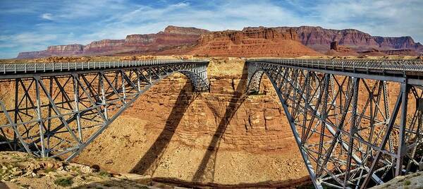 Navajo Bridges Art Print featuring the photograph Navajo Bridges No. 8 by Marisa Geraghty Photography