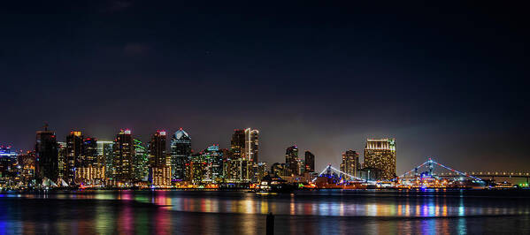 Cityscape Art Print featuring the photograph Star of India to the USS Midway by Local Snaps Photography