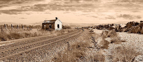 New Castle Art Print featuring the photograph Railroad To New Castle by Randall Dill