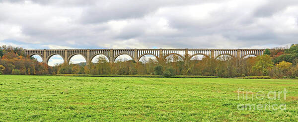 Tunkhannock Art Print featuring the photograph Tunkhannock Viaduct 2760 by Jack Schultz